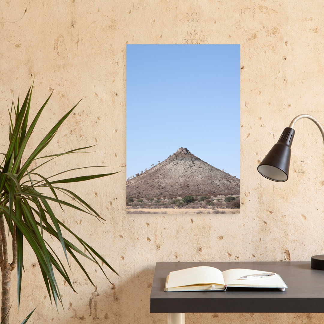 Contemporary Art Minimalist Serene Tranquil Landscape Mountain Art by Shot By Clint - Wrapped Canvas Print