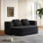 75''2-In-1 Foldable Sofa-366475224