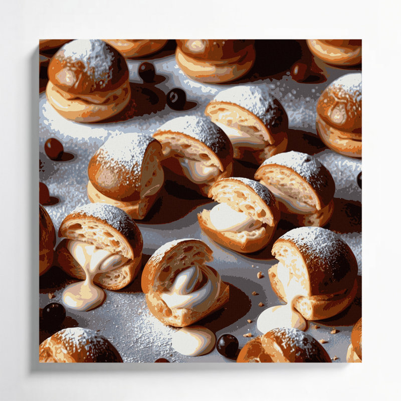 Art mural sur toile, Desserts, H 16 po x l 16 po
