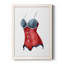 Rétro maillots de bain II - peinture sur toile encadrée-61338388-61338394