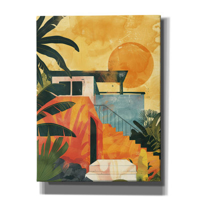 «Happy House 2» par Momart, art mural sur toile