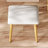 4-Drawer Vanity Desk With LED Mirror & Carved Details