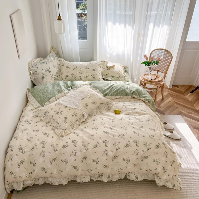 Ensemble de housse de couette 3 pièces 100% coton, Twin