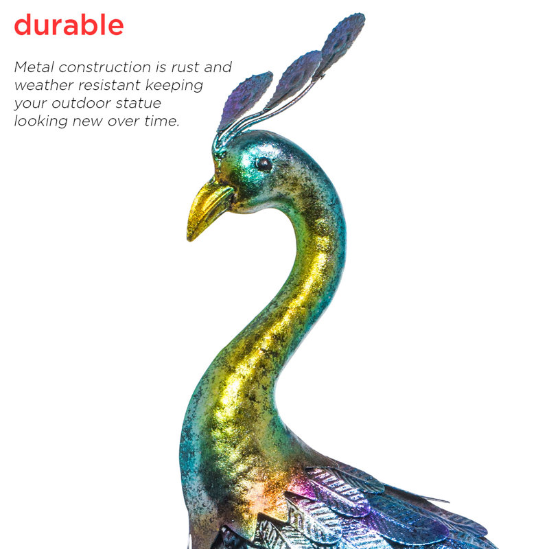Animals Weather Resistant Metal Garden Statue