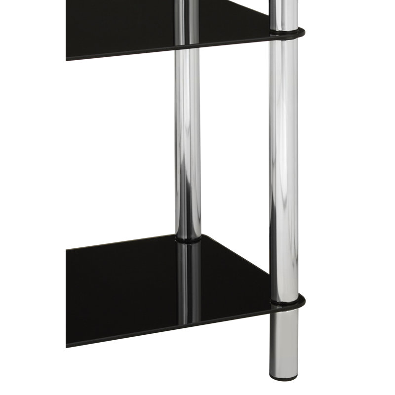 70cm H x 42cm W Glass Etagere Bookcase