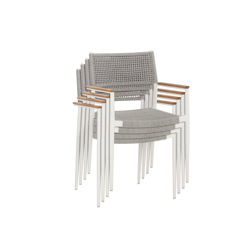 Outdoor Dining Armchair, White