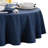 Brosh Solid Texture Water and Stain Resistant Round Polyester Tablecloth-1256912632-1256912635