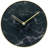 Marble 8-Inch Tabletop Clock in Black