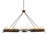 Gizelle 24 - Light Steel Dimmable Chandelier
