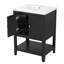 Meuble-lavabo 24 po avec lavabo en céramique-519092130