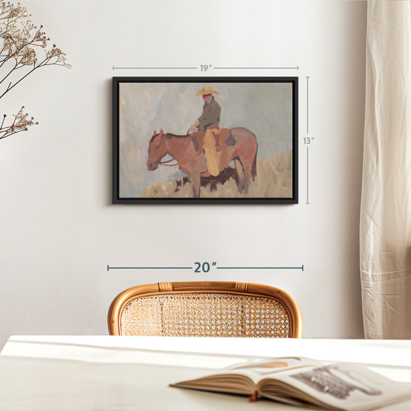 Animal «Ranch Hand II», reproduction sur toile, H 13 po x l 19 po