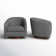 Bennett Upholstered Swivel Barrel Chair (Set of 2)