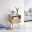 Table de bout en rotin 1 tiroir-129387423