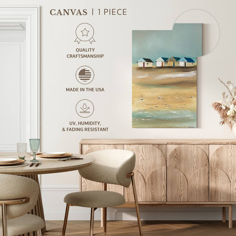 Beach Cabins III, H 24 po x l 16 po