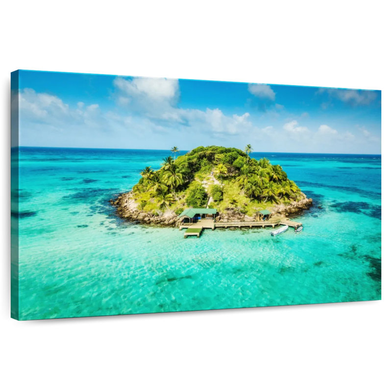 Île de San Andres, Colombie, H 34 po x l 51 po