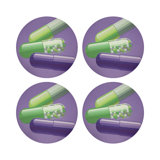 Eat Without Gaining Weight Pebble 16" Vinyl Placemat