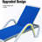 Patio Chaise Lounge Adjustable Aluminum Pool Lounge Chairs-331551646