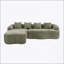 Canapé modulaire en L à compression Boneless-669410177