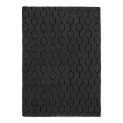 Gio Geometric Area Rug in Gray