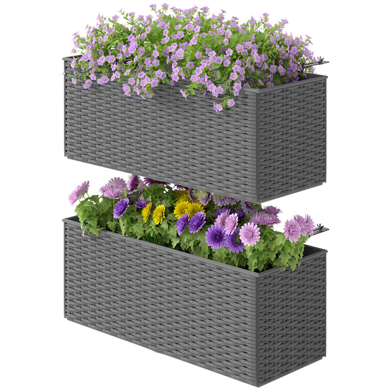 Planter Box, Grey
