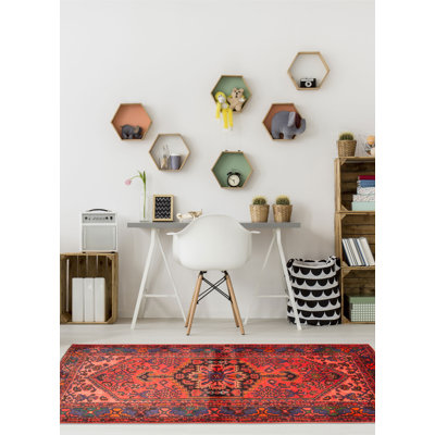 Anadol Red Rug 4'11" x 7'7"