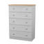 77 cm W Chest of 5 Drawers-642421816