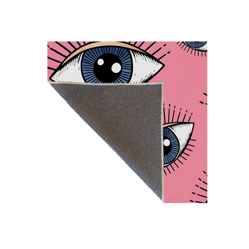 Tapis rose lavable à la machine, Tapis de couloir 3 pi 3 po x 9 pi 10 po