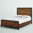 Erithon Real Wood And Veneer Standard Bed-509857137