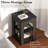 Farmhouse Square End Table With Storage-1353802485