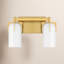 Éclairage pour salle de bain 2 lumières Irela en laiton-918299695-918299682-877385033