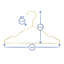 Harbour Housewares - Metal Children's Clothes Hangers - Set of 10