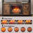23" Infrared Electric Fireplace Insert with Log Set, Realistic Flame & Remote Timer