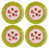 Green/Pink/Red/Cream est en rupture de stock sélectionné