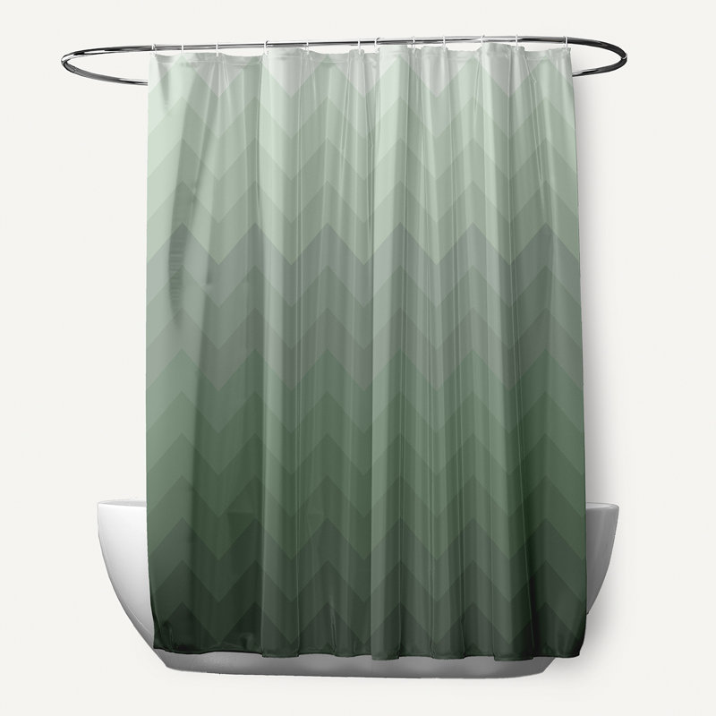 Rideau de douche Zahide, Vert