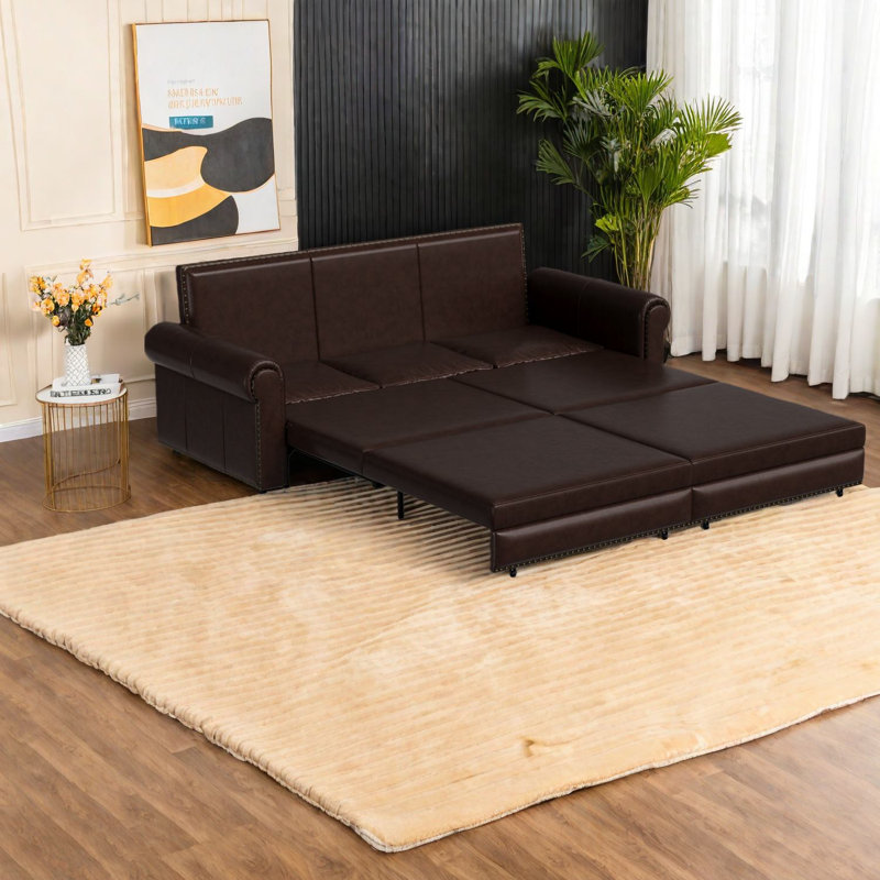 Canapés Chesterfield multifonctionnels, similicuir, style rétro pour la maison