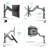 ONKRON Single Screen Desktop Mount