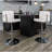 Adjustable Bar Stools - Counter Height Barstools with Back and Armrest-31020309