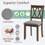 Ensemble de 4 chaises en bois massif