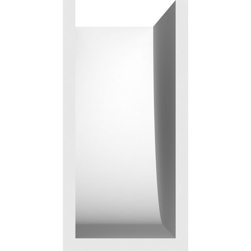 Queue de chevron standard en PVC de qualité architecturale Durham, H 10 po x l 5 po x P 20 po
