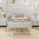 Auxter 38" Metal Platform Bed Frame with Parisian Style Headboard and Footboard, Heavy-duty Slats Support, Under Bed Storage, No Box Spring Needed