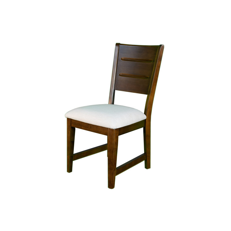 Giddeon Ladder Back Side Chair in Brown