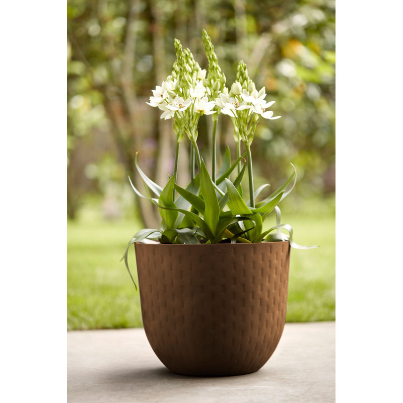 Plant Pot, Rusty Brown, 24.3 x 29.5 x 29.5