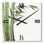 Détail d'une horloge murale traditionnelle en bambou vert foncé IV-325610404