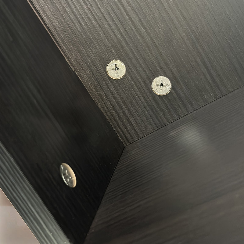 Ensemble de tables de bout Tyvion, Brun-noir
