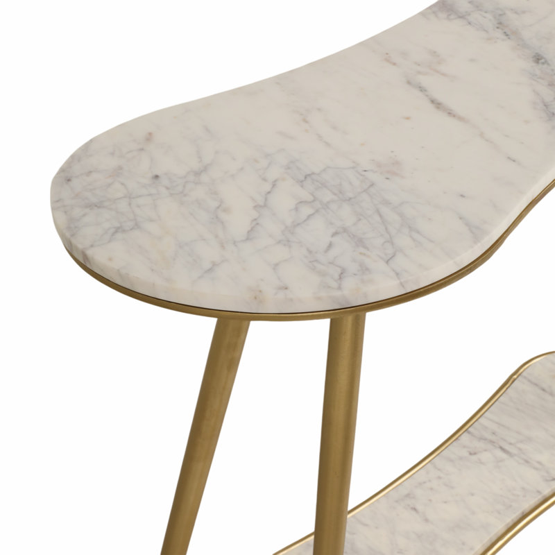 40" Thera Marble Console Table