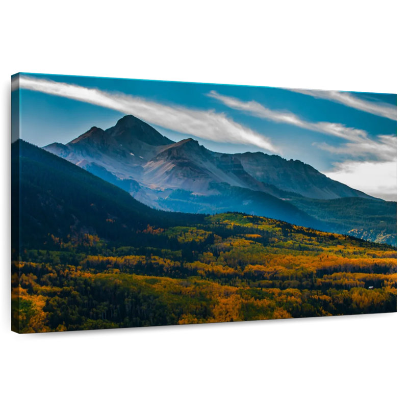 Alvord San Juan Mountain Woodlands, H 32 po x l 48 po