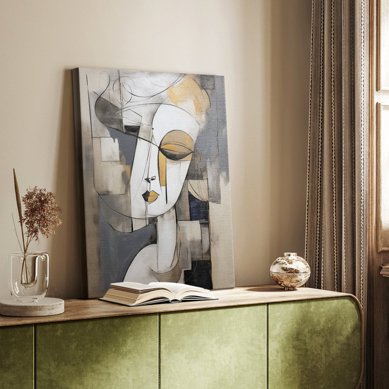 Série Cxxxv pour femmes - Toile tendue avec châssis de qualité supérieure - Prêt à être accroché, H 27 po x l 18 po