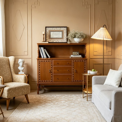 French style retro storage shoe cabinet