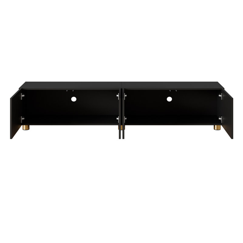 TV Stand for TVs up to 78", Black