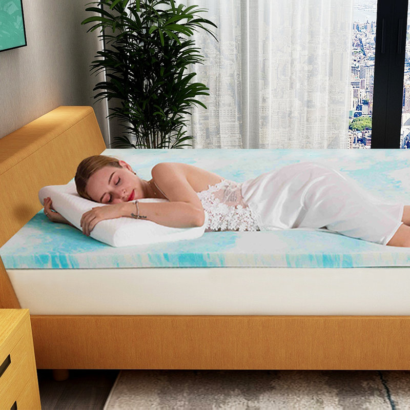 Lavanda 3'' Memory Foam Mattress Topper, Queen